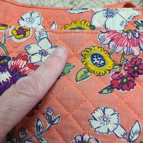 Vera Bradley Coral Floral Tapestry Hipster Crossbody Bag - Picture 13 of 16